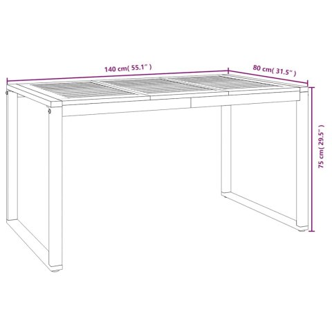 Zestaw do jadalni w ogrodzie 5 pcs Czarny i Brązowy polirattan