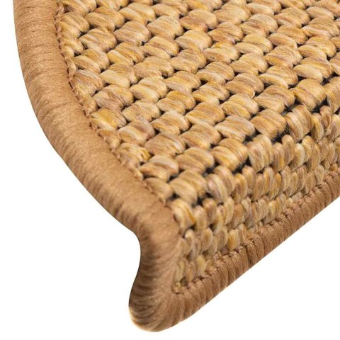 Maty na schody samoprzylepne Sisal-Look 30 szt. 56x17x3 cm