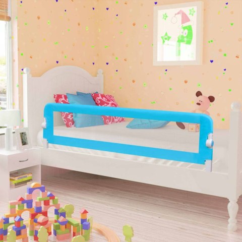 Barierki do łóżeczka dziecięcego, 2 szt., niebieskie, 150x42 cm