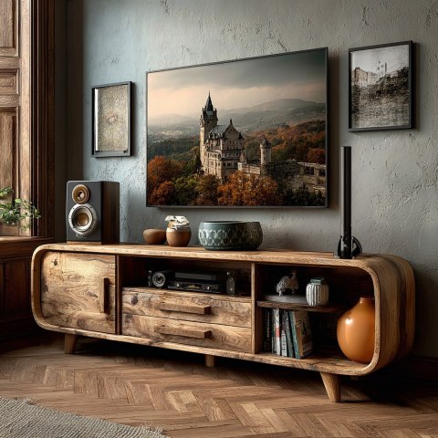 Antena pokojowa wewnętrzna Maclean MCTV-930 (aktywna; 28 dB; Typ F)