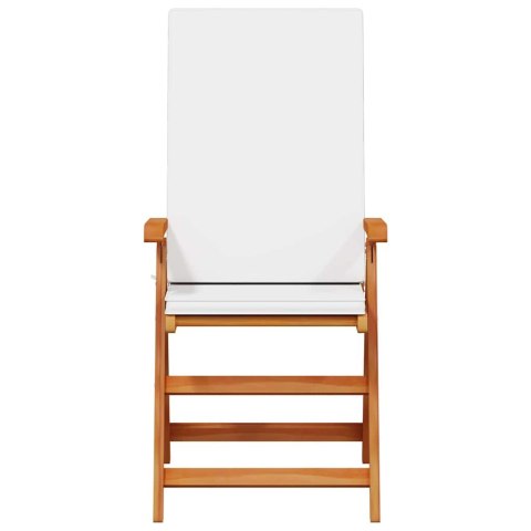 Krzesło Ogrodowe 6 pcs Brązowy i biały 57 x 71,5 x 104 cm