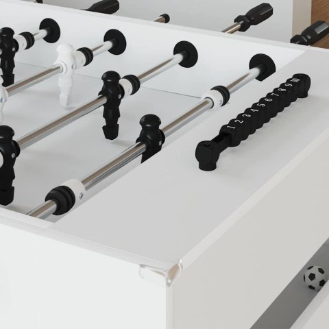 Stół do futbolu 2 pcs Biały 146,5 x 74 x 85 cm