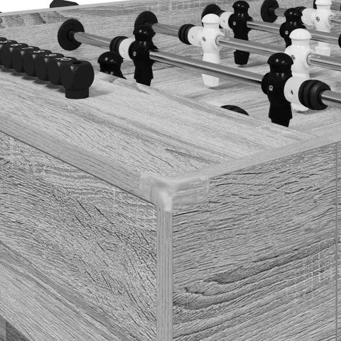 Stół do futbolu 2 pcs Szary Sonoma 146,5 x 74 x 85 cm