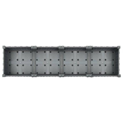 Donica do podniesionej rabaty, 160x40x23 cm, polipropylen