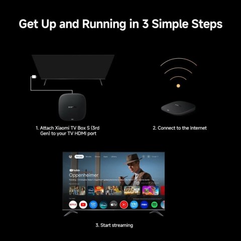 Urządzenie do streamingu Xiaomi TV BOX S (3RD GEN) 4K