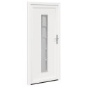 Drzwi Frontowe Biały 108 x 208 cm PVC