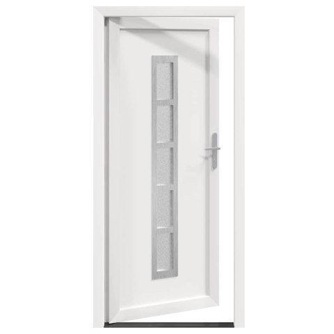 Drzwi Frontowe Biały 108 x 208 cm PVC