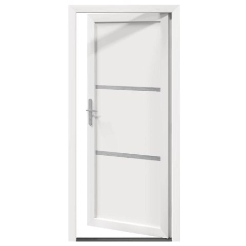 Drzwi Frontowe Biały 108 x 208 cm PVC