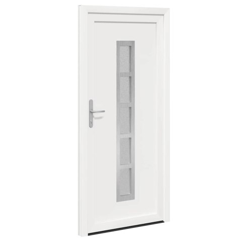 Drzwi Frontowe Biały 98 x 208 cm PVC