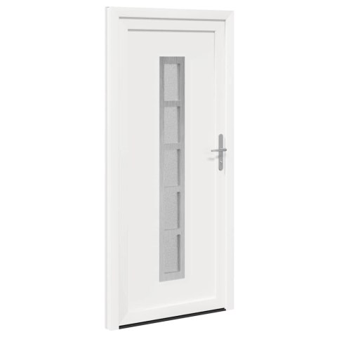 Drzwi Frontowe Biały 98 x 208 cm PVC
