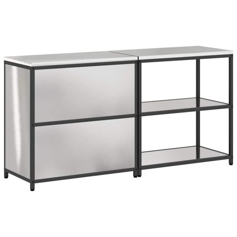 Zestaw do przechowywania w kuchni 2 pcs Srebrny Stal nierdzewna