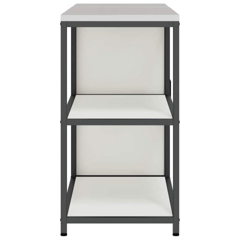 Zestaw do przechowywania w kuchni 2 pcs Biały Stal zimnogięta