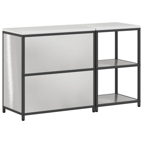 Zestaw do przechowywania w kuchni 2 pcs Srebrny Stal nierdzewna