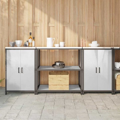 Zestaw do przechowywania w kuchni 3 pcs Srebrny Stal nierdzewna