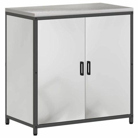 Zestaw do przechowywania w kuchni z półką 3 pcs Srebrny