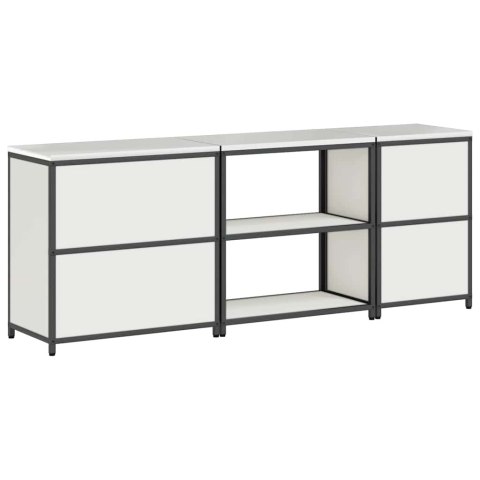 Zestaw do przechowywania w kuchni z półką Inny 3 pcs Biały Stal