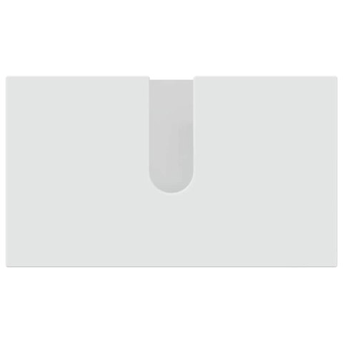 Zestaw mebli łazienkowych z szufladą 5 pcs Wysoki połysk biały