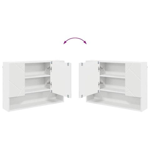 Zestaw mebli łazienkowych z szufladą z półką 4 pcs Biały