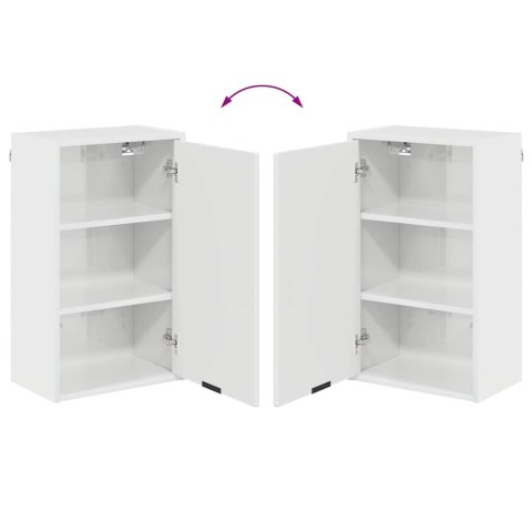 Zestaw mebli łazienkowych z szufladą Wysoki połysk biały