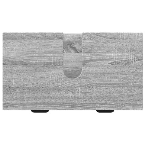 Zestaw mebli łazienkowych z szufladą z drzwiami Szary Sonoma