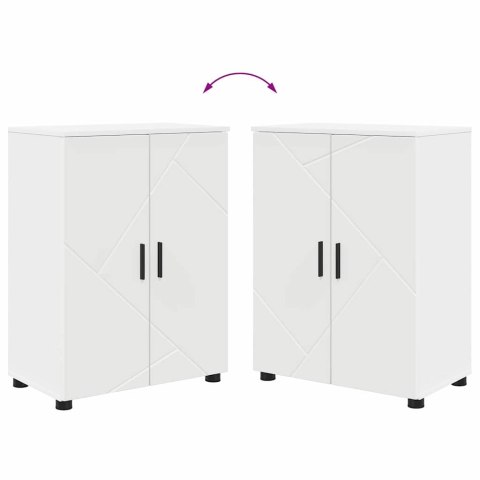 Zestaw mebli łazienkowych z szufladą z półką 4 pcs Biały