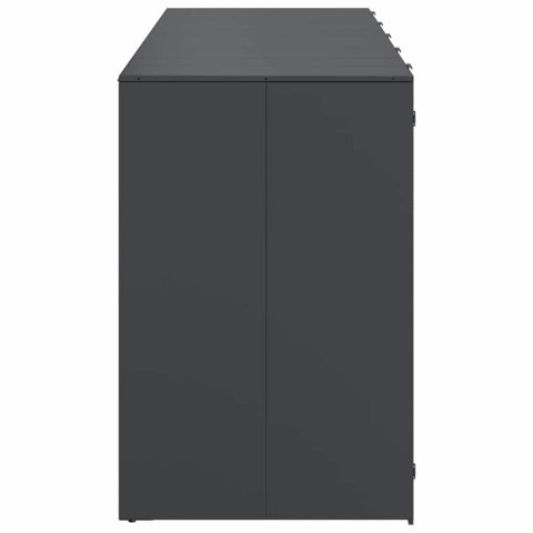 Przechowalnia na 3 kosze na odpady 340 x 77.5 x 115.5 cm Stal