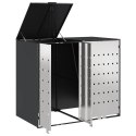 Przechowalnia na 3 kosze na odpady 340 x 77.5 x 115.5 cm Stal