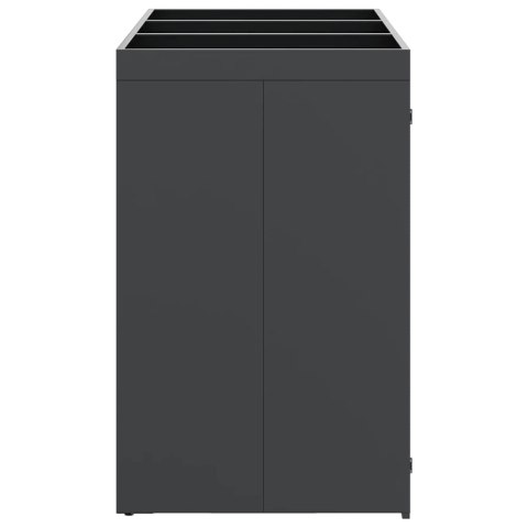 Przechowalnia na 3 kosze na odpady 340 x 77.5 x 115.5 cm Stal