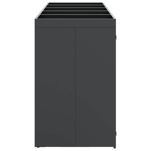 Przechowalnia na 3 kosze na odpady 340 x 77.5 x 115.5 cm Stal