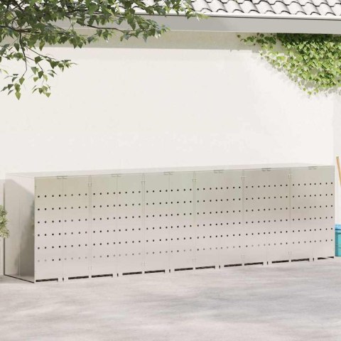 Przechowalnia na 3 kosze na odpady 340 x 77.5 x 115.5 cm