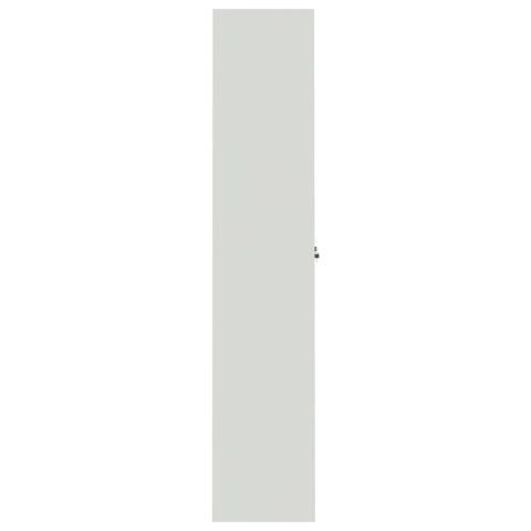 Szafa na dokumenty, jasnoszara, 90x40x200 cm, stalowa