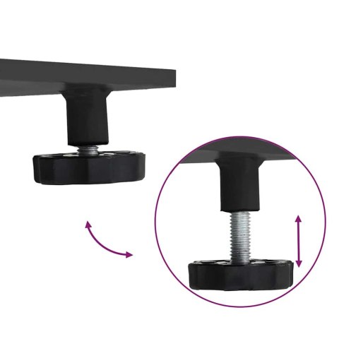 Podstawa do parasola Czarny 100 x 100 x 4 cm Stal