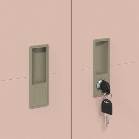 Szafka do przechowywania 2 pcs Różowy 90 x 40 x 200 cm