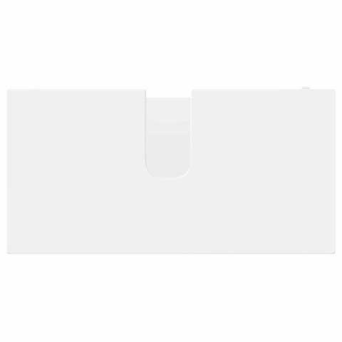 Zestaw mebli łazienkowych 4 pcs Biały Materiał drewnopochodny