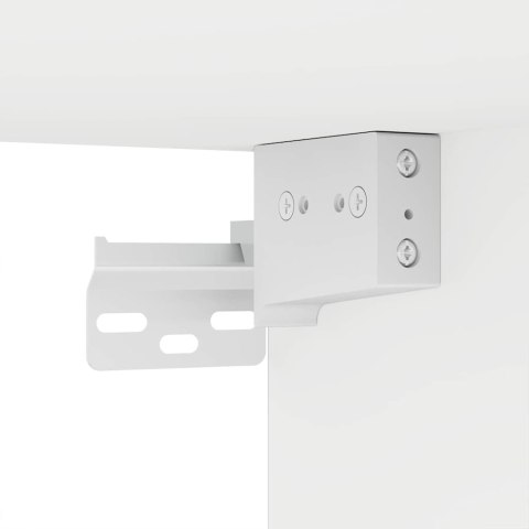 Zestaw mebli łazienkowych 4 pcs Biały Materiał drewnopochodny