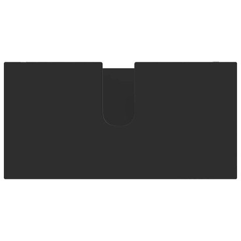 Zestaw mebli łazienkowych 4 pcs Czarny Materiał drewnopochodny