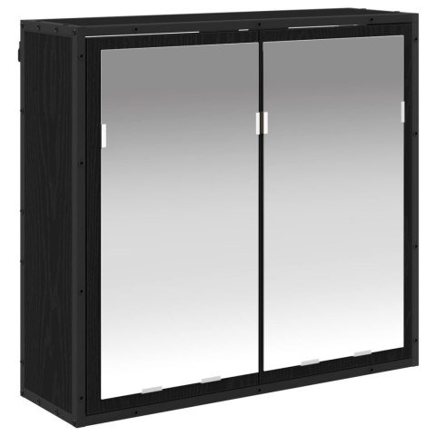 Zestaw mebli łazienkowych Czarny Dąb Materiał drewnopochodny