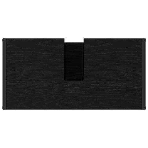 Zestaw mebli łazienkowych Czarny Dąb Materiał drewnopochodny