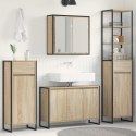 Zestaw mebli łazienkowych Dąb Sonoma Materiał drewnopochodny