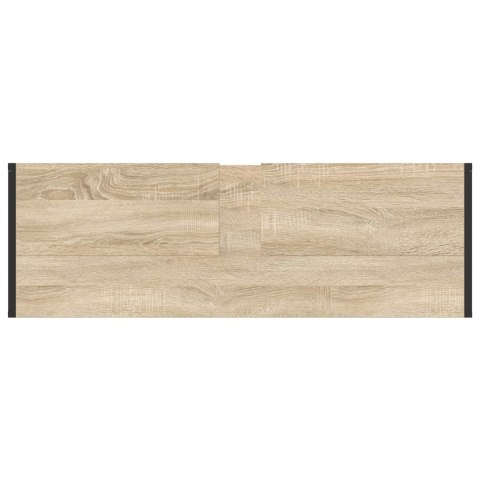 Zestaw mebli łazienkowych Dąb Sonoma Materiał drewnopochodny