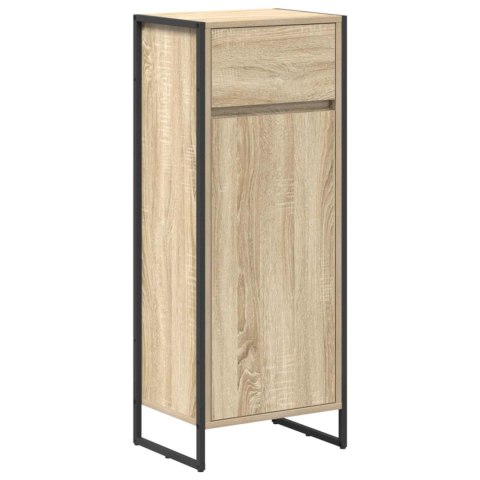 Zestaw mebli łazienkowych Dąb Sonoma Materiał drewnopochodny