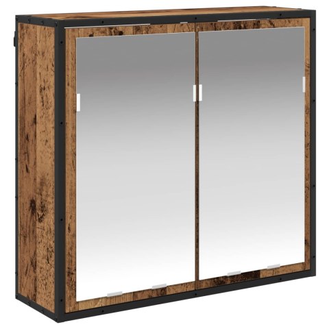 Zestaw mebli łazienkowych Stare drewno Materiał drewnopochodny