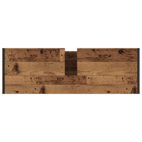 Zestaw mebli łazienkowych Stare drewno Materiał drewnopochodny