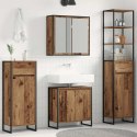 Zestaw mebli łazienkowych Stare drewno Materiał drewnopochodny