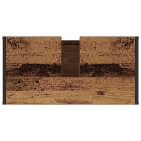 Zestaw mebli łazienkowych Stare drewno Materiał drewnopochodny