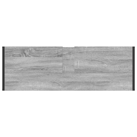 Zestaw mebli łazienkowych Szary Sonoma Materiał drewnopochodny