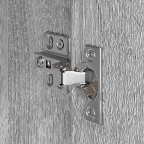 Zestaw mebli łazienkowych Szary Sonoma Materiał drewnopochodny