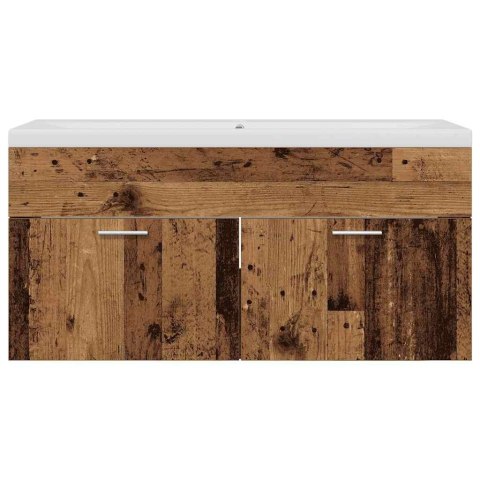 Szafka Łazienkowa z drzwiami Stare drewno 100 x 38,5 x 46 cm
