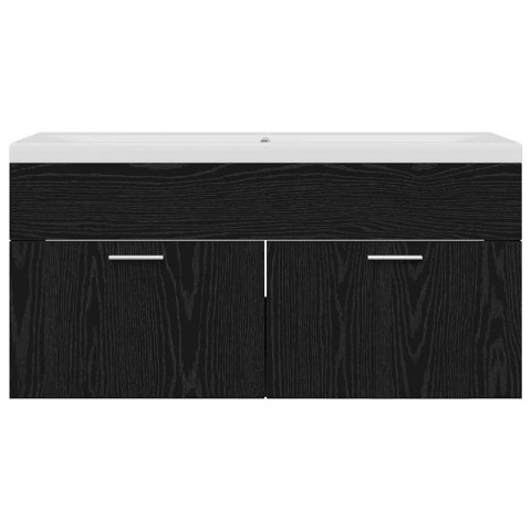 Szafka Łazienkowa z drzwiami Czarny Dąb 100 x 38,5 x 46 cm