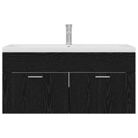 Szafka Łazienkowa z drzwiami Czarny Dąb 100 x 38,5 x 46 cm